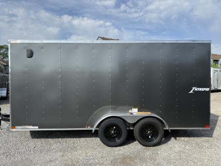 New 2026 Homesteader Trailer 7X16X6'6" Intrepid Ramp Door Package W/ Polycor Exterior Cargo / Enclosed Trailer