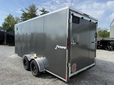 New 2026 Homesteader Trailer 7X16X6'6" Intrepid Ramp Door Package W/ Polycor Exterior Cargo / Enclosed Trailer