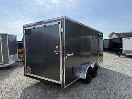 New 2026 Homesteader Trailer 7X16X6'6" Intrepid Ramp Door Package W/ Polycor Exterior Cargo / Enclosed Trailer