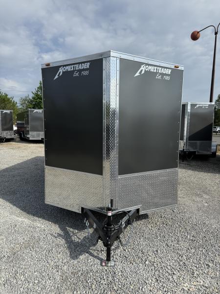 New 2026 Homesteader Trailer 7X16X6'6" Intrepid Ramp Door Package W/ Polycor Exterior Cargo / Enclosed Trailer