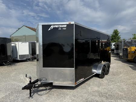 New 2026 Homesteader Trailer 7x16x6'6" Intrepid Ramp Door Package W/ Polycor Cargo / Enclosed Trailer