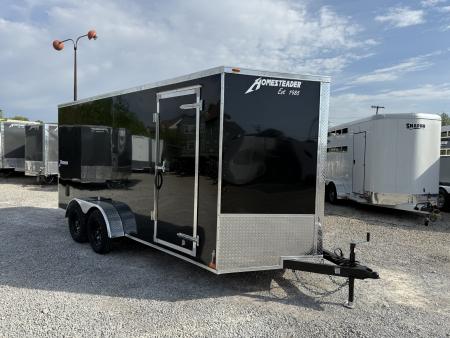 New 2026 Homesteader Trailer 7x16x6'6  Intrepid Ramp Door Package W/ Polycor Cargo / Enclosed Trailer