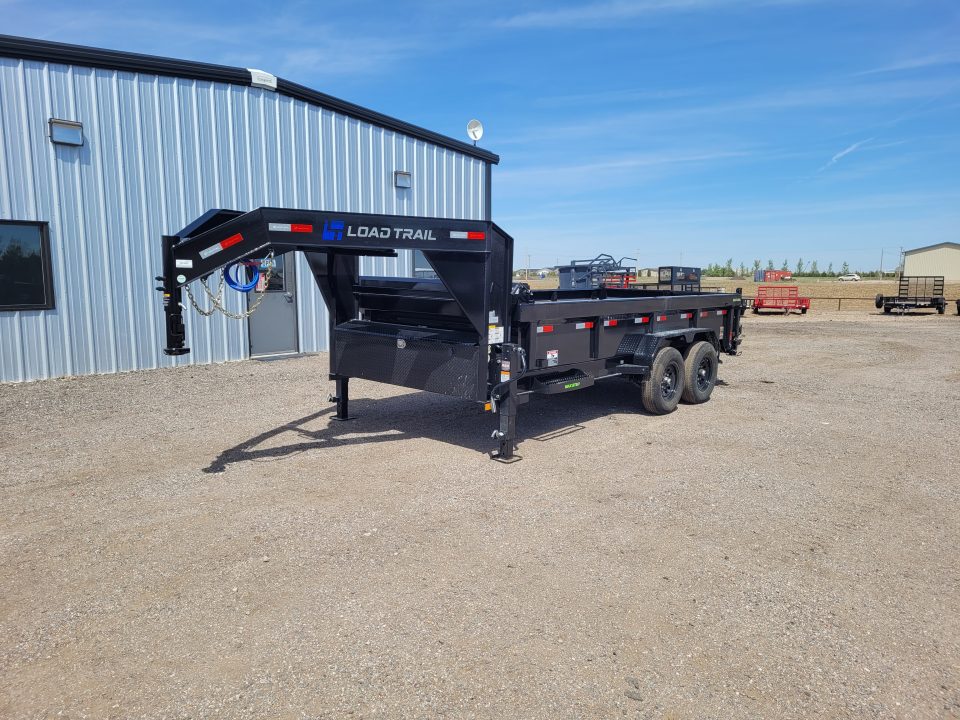 New 2026 Load Trail 83"x16' Gooseneck Dump Trailer W/2' Sides