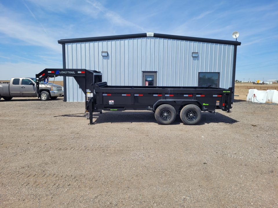 New 2026 Load Trail 83"x16' Gooseneck Dump Trailer W/2' Sides