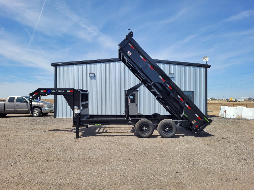 New 2026 Load Trail 83"x16' Gooseneck Dump Trailer W/2' Sides