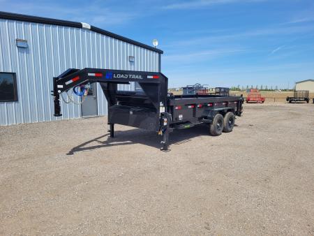 New 2026 Load Trail 83"x16' Gooseneck Dump Trailer W/2' Sides