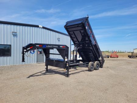 New 2026 Load Trail 83"x16' Gooseneck Dump Trailer W/2' Sides