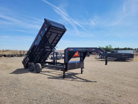 New 2026 Load Trail 83"x16' Gooseneck Dump Trailer W/2' Sides