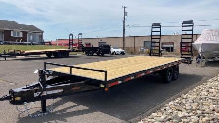New 2027 Quality Steel and Aluminum 102x20+4 Deckover Trailer