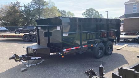 New 2027 Quality Steel and Aluminum 7x14 4' side Dump Trailer