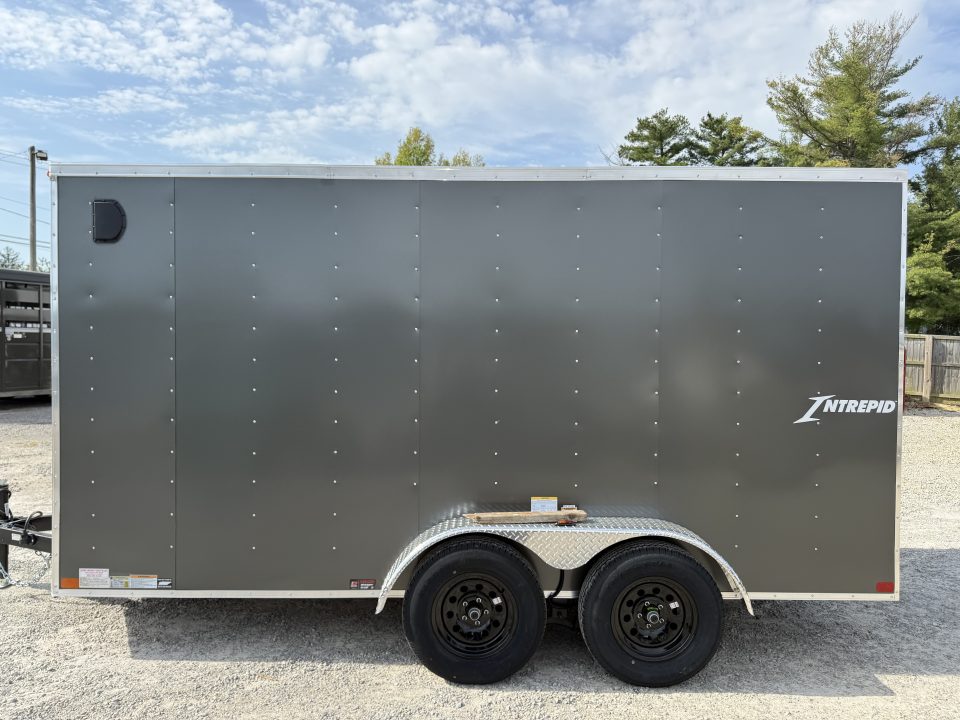 New 2026 Homesteader Trailer 7x14x6'6" Intrepid Ramp Door Package W/ Polycor Cargo / Enclosed Trailer