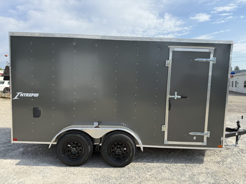 New 2026 Homesteader Trailer 7x14x6'6" Intrepid Ramp Door Package W/ Polycor Cargo / Enclosed Trailer