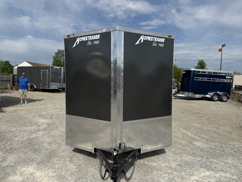 New 2026 Homesteader Trailer 7x14x6'6" Intrepid Ramp Door Package W/ Polycor Cargo / Enclosed Trailer