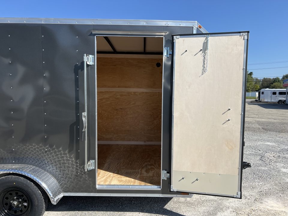 New 2026 Homesteader Trailer 7x14x6'6" Intrepid Ramp Door Package W/ Polycor Cargo / Enclosed Trailer