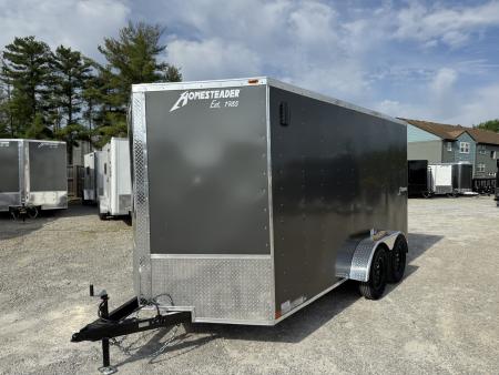 New 2026 Homesteader Trailer 7x14x6'6" Intrepid Ramp Door Package W/ Polycor Cargo / Enclosed Trailer