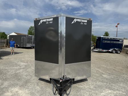 New 2026 Homesteader Trailer 7x14x6'6" Intrepid Ramp Door Package W/ Polycor Cargo / Enclosed Trailer