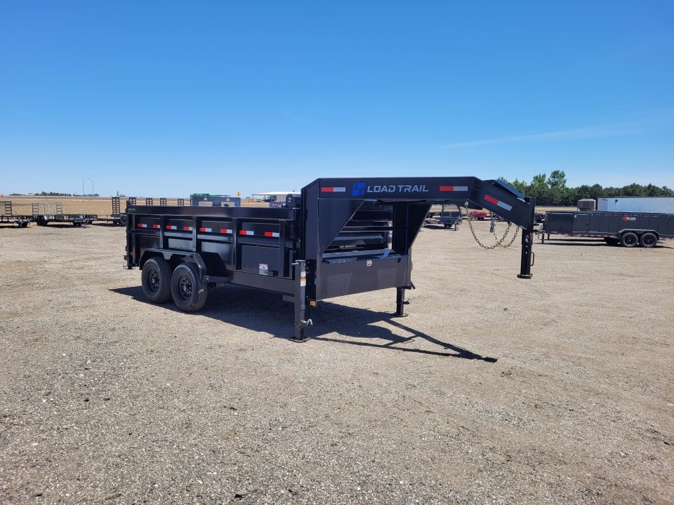 New 2026 Load Trail 83"x14' Gooseneck Dump Trailer W3' Sides