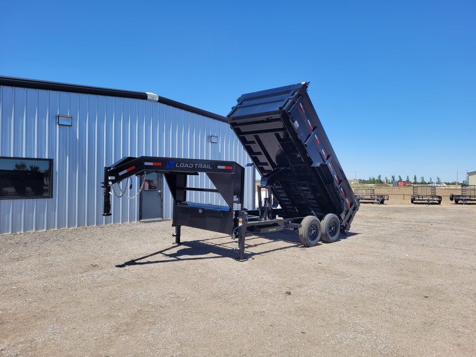 New 2026 Load Trail 83"x14' Gooseneck Dump Trailer W3' Sides