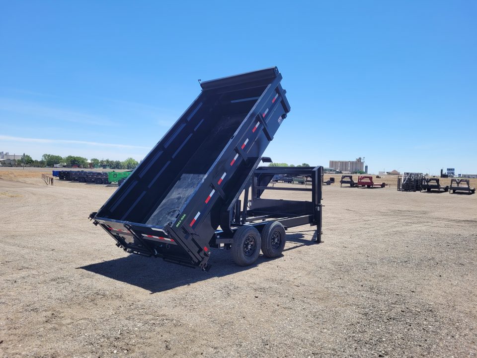 New 2026 Load Trail 83"x14' Gooseneck Dump Trailer W3' Sides