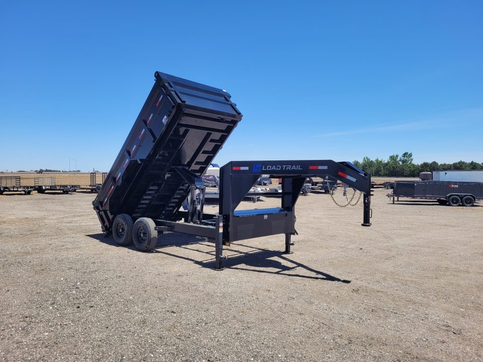New 2026 Load Trail 83"x14' Gooseneck Dump Trailer W3' Sides