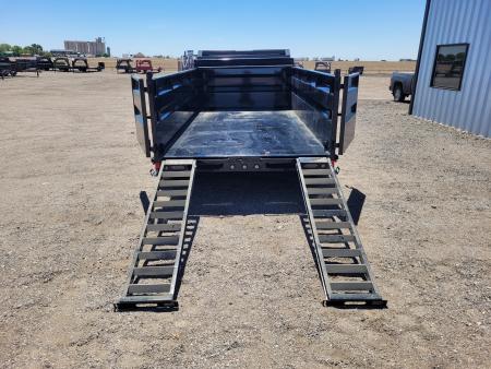 New 2026 Load Trail 83"x14' Gooseneck Dump Trailer W3' Sides