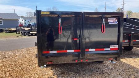 New 2027 Quality Steel and Aluminum 7x16 4' side Dump Trailer