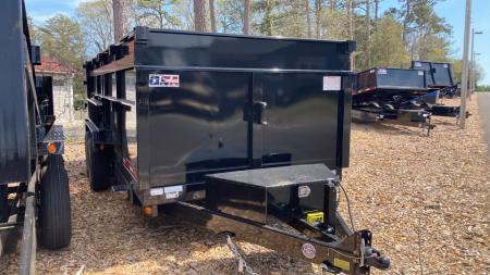 New 2027 Quality Steel and Aluminum 7x16 4' side Dump Trailer