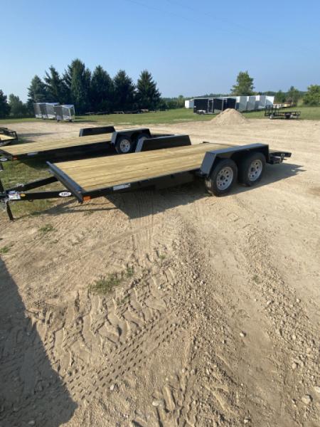 New 2026 AMO 16' Tandem Axle 2-Brake Landscape Trailer