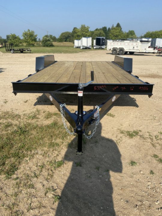 New 2026 AMO 16' Tandem Axle 2-Brake Landscape Trailer