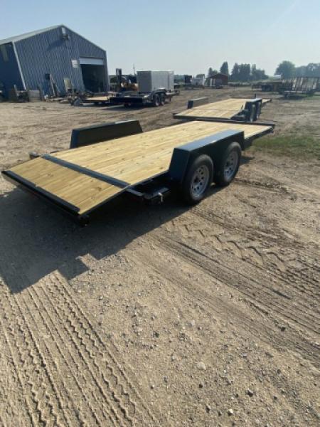 New 2026 AMO 16' Tandem Axle 2-Brake Landscape Trailer