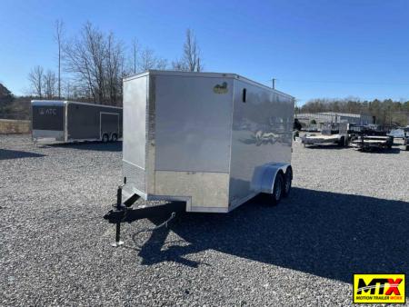 New 2026 Covered Wagon Trailers 7x14 Gold Series w/ Ramp Cargo / Enclosed Trailer