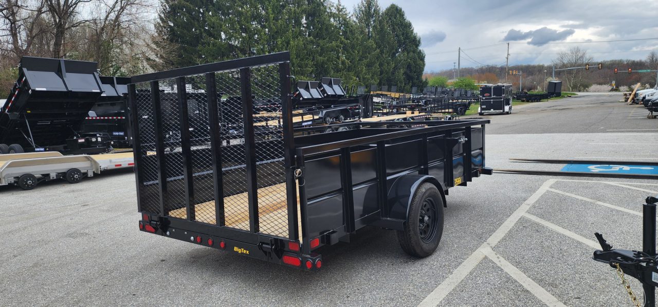 New 6'5" x 12 Big Tex 24" Steel Sides Utility 3k
