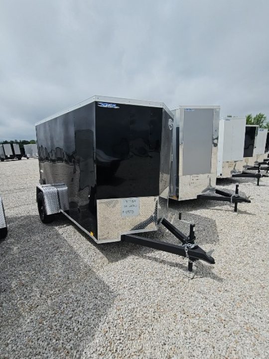 New 2026 Impact Trailers 5 x 10 Quake Flat Top V-Nose 3K