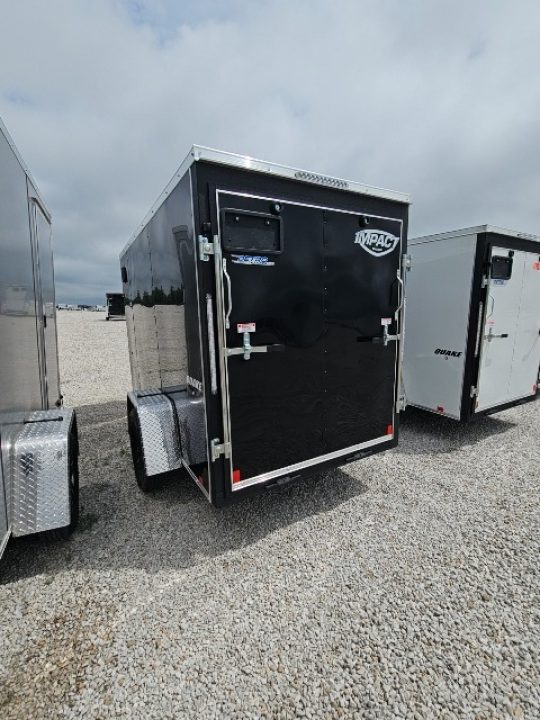 New 2026 Impact Trailers 5 x 10 Quake Flat Top V-Nose 3K