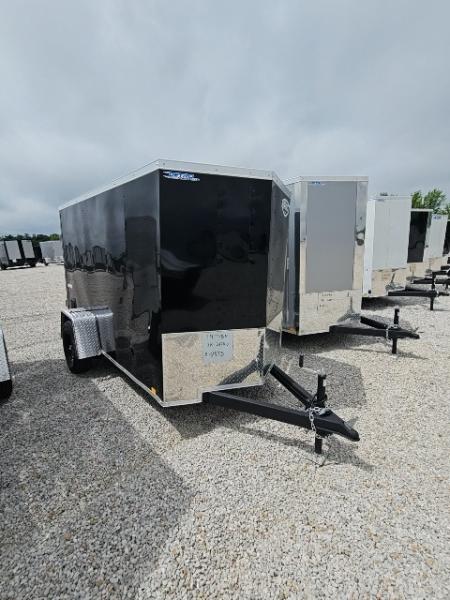 New 2026 Impact Trailers 5 x 10 Quake Flat Top V-Nose 3K