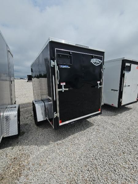 New 2026 Impact Trailers 5 x 10 Quake Flat Top V-Nose 3K