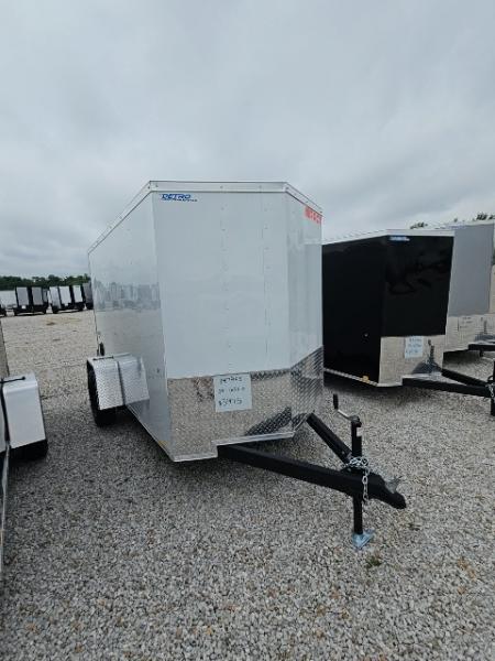 New 2026 Impact Trailers 5 x 10 Quake Flat Top V-Nose 3K