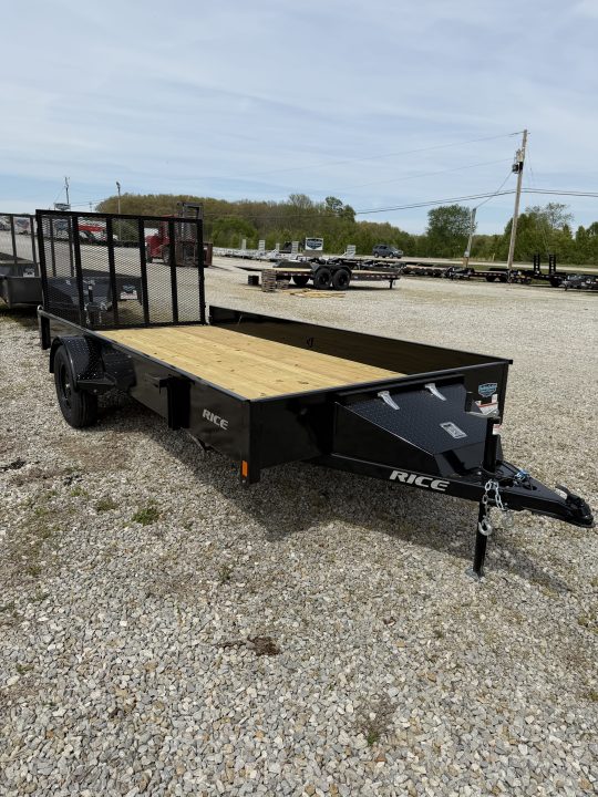 New 2026 Rice Trailers SST7614 Utility Trailer