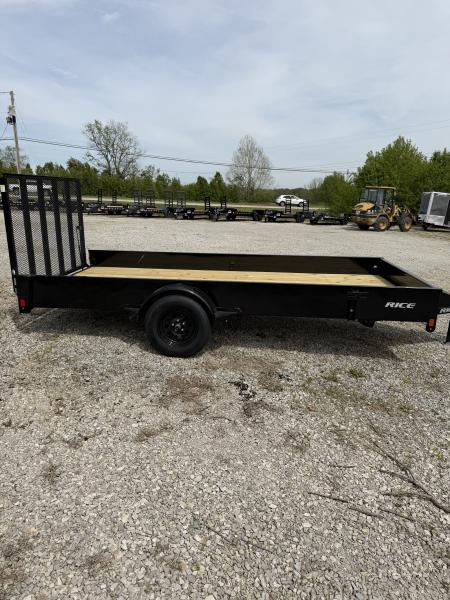New 2026 Rice Trailers SST7614 Utility Trailer