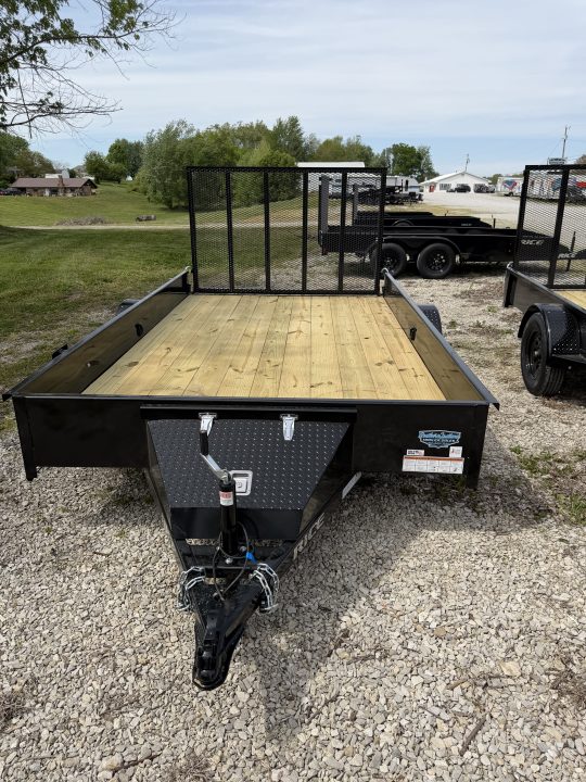 New 2026 Rice Trailers 82"X12' 3K Utility Trailer