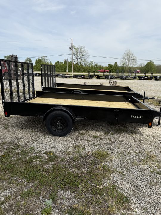 New 2026 Rice Trailers 82"X12' 3K Utility Trailer