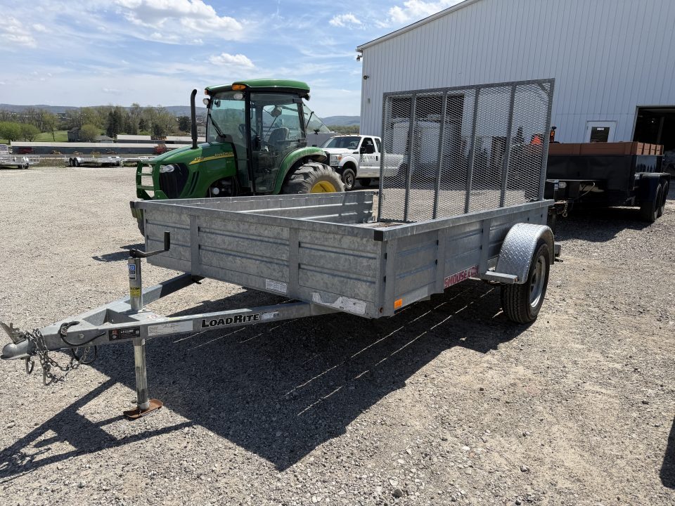 Used 2018 Load Rite 6x10 Utility w/ Solid Sides & Spring Assist Gate