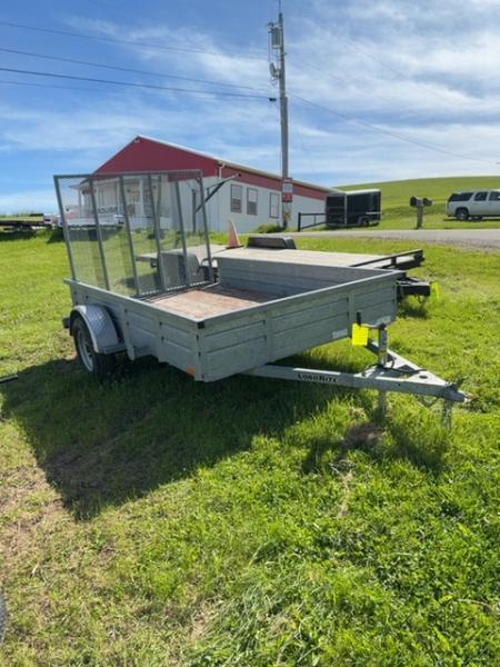 Used 2018 Load Rite 6x10 Utility w/ Solid Sides & Spring Assist Gate