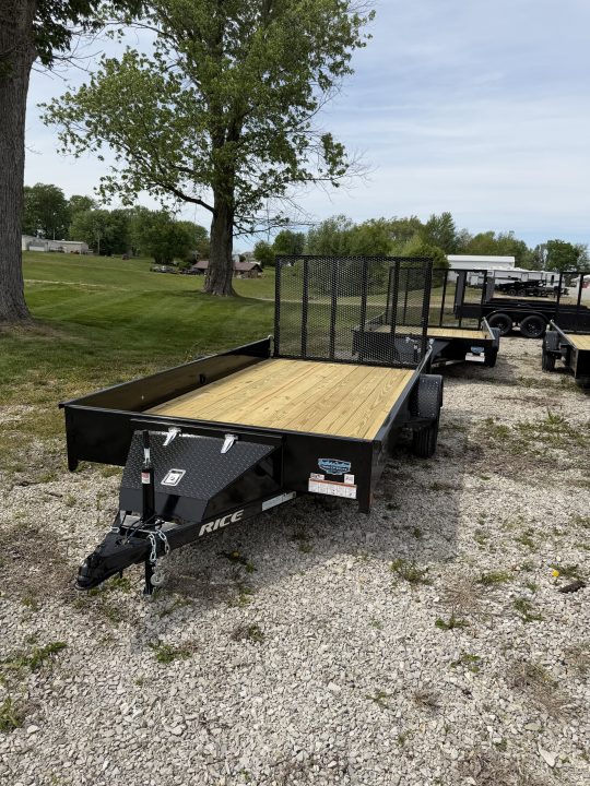 New 2026 Rice Trailers 76"X12' Utility Trailer