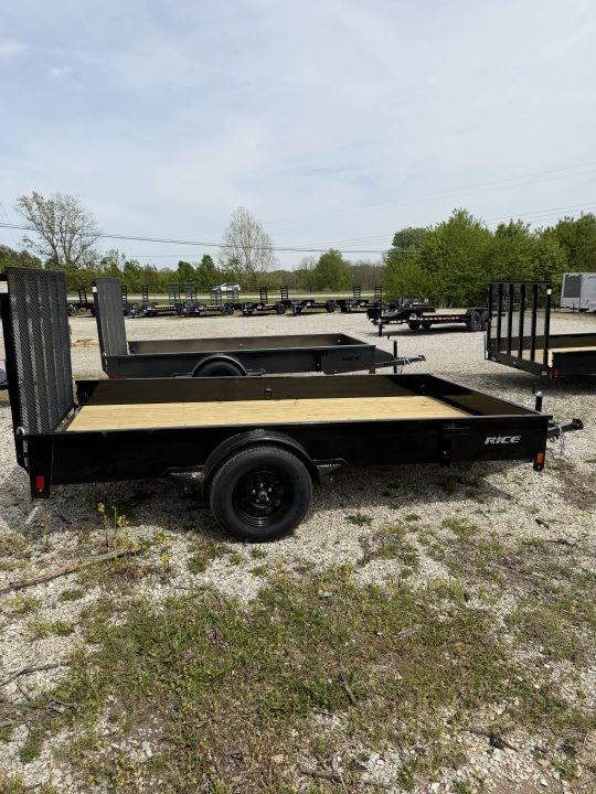 New 2026 Rice Trailers 76"X12' Utility Trailer