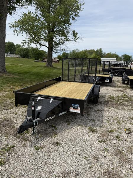 New 2026 Rice Trailers 76 X12' Utility Trailer