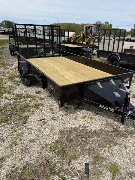 New 2026 Rice Trailers 76"X12' Utility Trailer