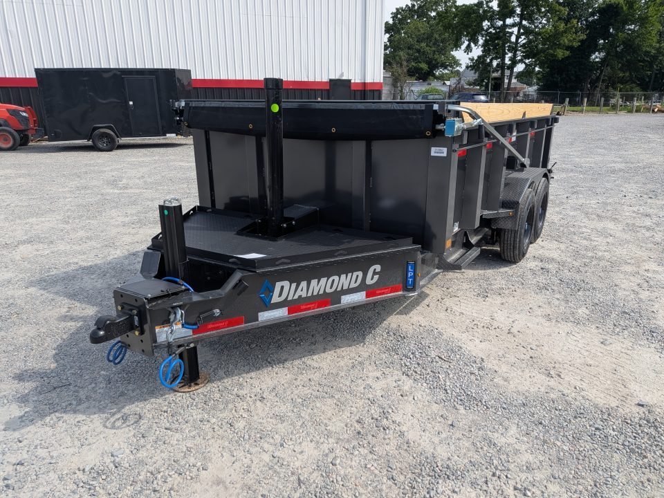 New 2026 Diamond C Trailers Diamond C LPT 208 7x14 Telescopic Dump Trailer w/ ABS