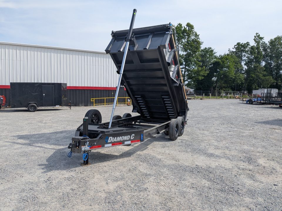 New 2026 Diamond C Trailers Diamond C LPT 208 7x14 Telescopic Dump Trailer w/ ABS