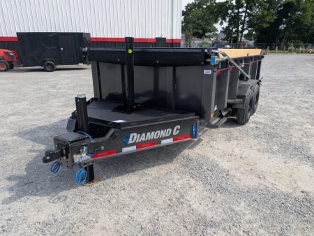 New 2026 Diamond C Trailers Diamond C LPT 208 7x14 Telescopic Dump Trailer w/ ABS